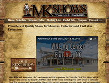 Tablet Screenshot of mkshows.com
